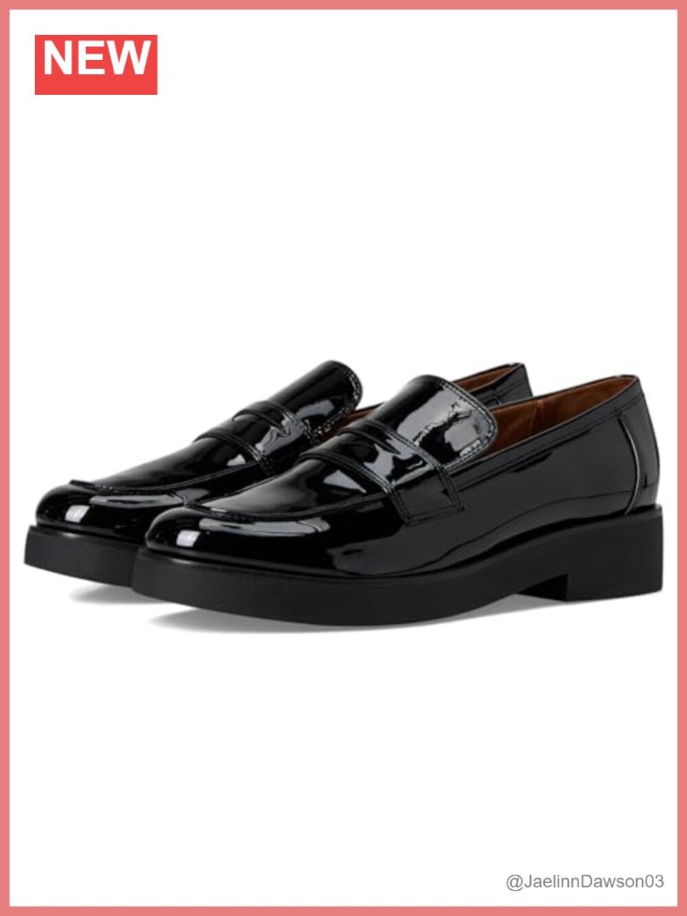 Faux Leather Pull-On Moc Toe Loafers Slip-Ons Office